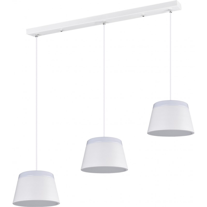 213,95 € Free Shipping | Hanging lamp Trio Baroness 150×105 cm. Living room, kitchen and bedroom. Modern Style. Metal casting. White Color