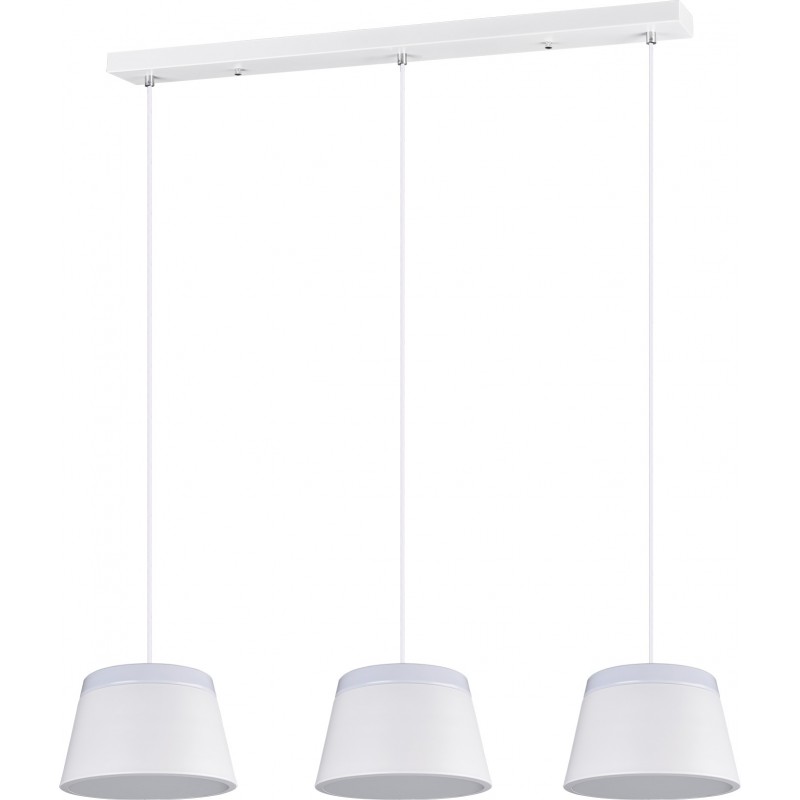 213,95 € Free Shipping | Hanging lamp Trio Baroness 150×105 cm. Living room, kitchen and bedroom. Modern Style. Metal casting. White Color