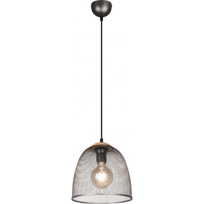 63,95 € Free Shipping | Hanging lamp Trio Ivar Ø 25 cm. Living room and bedroom. Modern Style. Metal casting. Old nickel Color