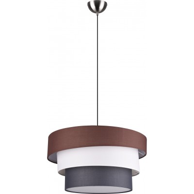 119,95 € Envio grátis | Lâmpada pendurada Trio Ibis Ø 45 cm. Sala de estar e quarto. Estilo moderno. Fundição de metais. Cor níquel mate