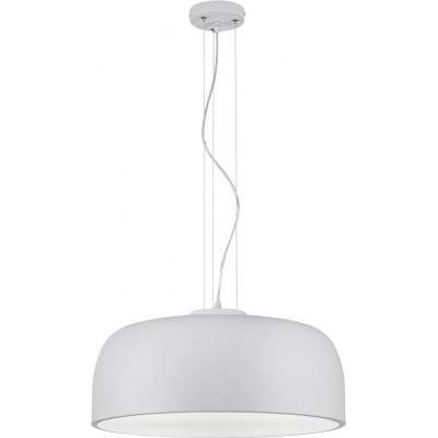 198,95 € Free Shipping | Hanging lamp Trio Baron Ø 52 cm. Living room and bedroom. Modern Style. Metal casting. White Color
