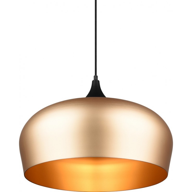 151,95 € Free Shipping | Hanging lamp Trio Chiron Ø 45 cm. Living room and bedroom. Modern Style. Aluminum. Copper Color