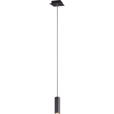 25,95 € Free Shipping | Hanging lamp Trio Marley 150×12 cm. Living room and bedroom. Modern Style. Metal casting. Black Color