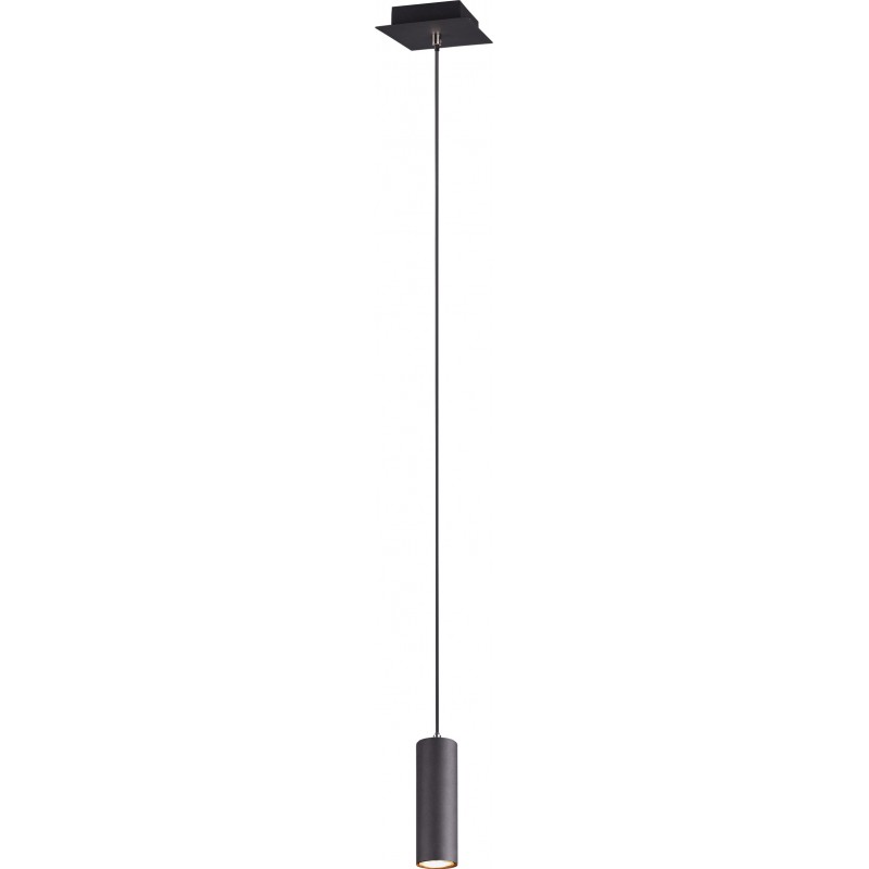 23,95 € Envoi gratuit | Lampe à suspension Trio Marley 150×12 cm. Salle et chambre. Style moderne. Coulée de métal. Couleur noir