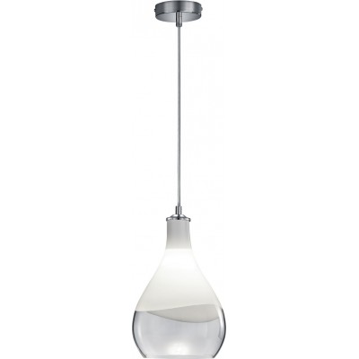 Hanging lamp Trio Kingston Ø 20 cm. Living room and bedroom. Modern Style. Metal casting. Plated chrome Color