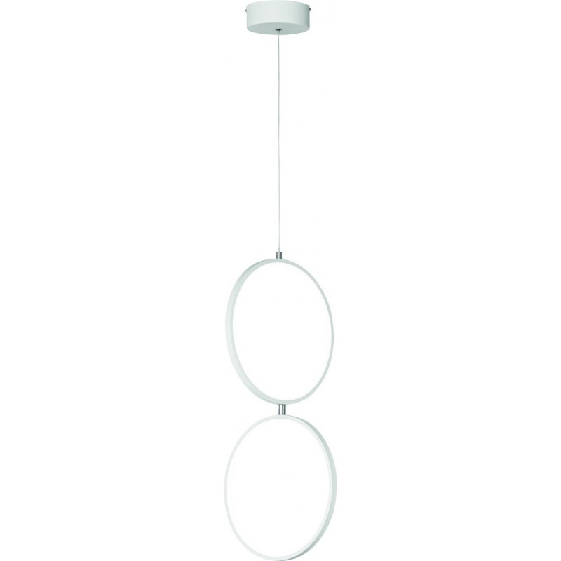 57,95 € 免费送货 | 吊灯 Trio Rondo 22W 3000K 暖光. 150×30 cm. 集成LED 客厅 和 卧室. 现代的 风格. 金属. 白色的 颜色