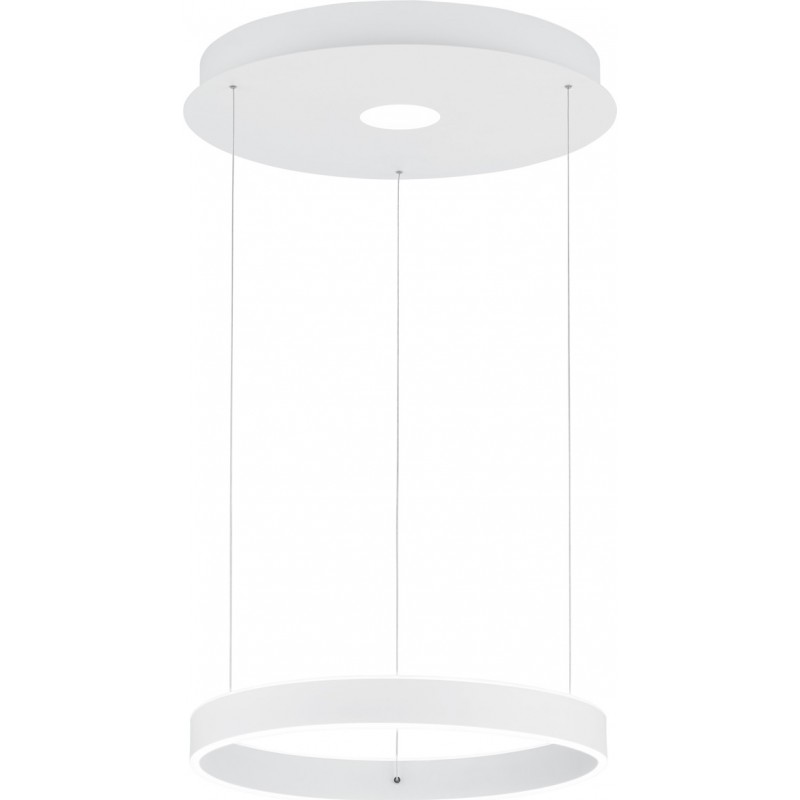 154,95 € Spedizione Gratuita | Lampada a sospensione Trio Logan 45W 4000K Luce neutra. Ø 54 cm. LED integrato Soggiorno e camera da letto. Stile moderno. Metallo. Colore bianca