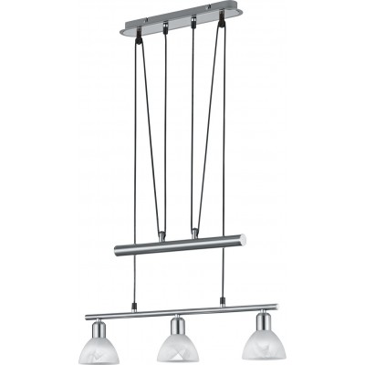 吊灯 Trio Levisto 5W 3000K 暖光. 160×61 cm. 可调节高度。 可更换的 LED 客厅 和 卧室. 现代的 风格. 金属. 亚光镍 颜色