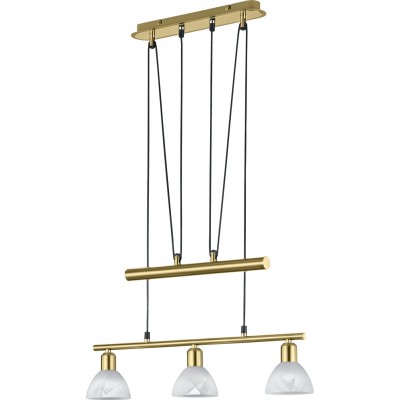 Lampe à suspension Trio Levisto 5W 3000K Lumière chaude. 160×61 cm. Hauteur réglable. LED remplaçable Salle et chambre. Style moderne. Métal. Couleur cuivre