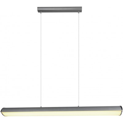 Lampe à suspension Trio Coventry 35W 150×120 cm. LED blanche à température de couleur réglable. Fonction tactile Salle, chambre et bureau. Style moderne. Métal. Couleur anthracite