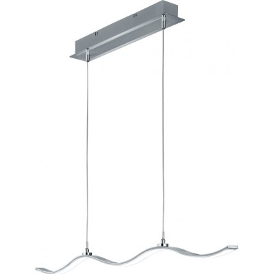 吊灯 Trio Marius 25W 3000K 暖光. 150×100 cm. 集成LED 客厅 和 卧室. 现代的 风格. 铝. 铝 颜色