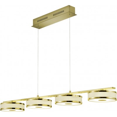 吊灯 Trio Agento 7.5W 3000K 暖光. 160×115 cm. 集成LED 客厅 和 卧室. 现代的 风格. 金属. 铜 颜色