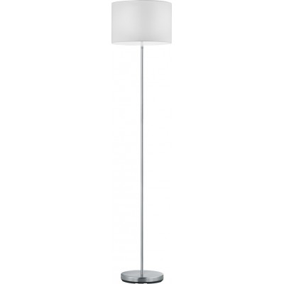 107,95 € Free Shipping | Floor lamp Trio Hotel Ø 35 cm. Living room and bedroom. Modern Style. Metal casting. Matt nickel Color