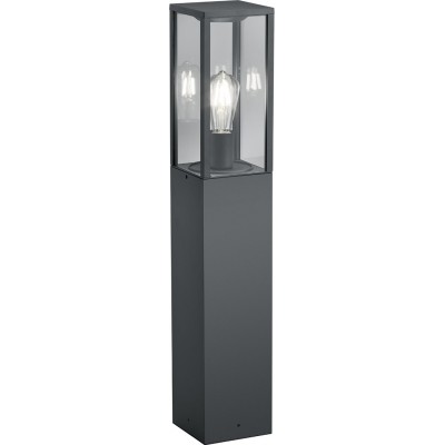 85,95 € Envoi gratuit | Balise lumineuse Trio Garonne 80×14 cm. Luminaire sur mât vertical Fonte d'aluminium. Couleur anthracite