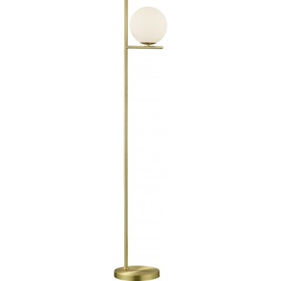Floor lamp Trio Pure 150×25 cm. Living room and bedroom. Modern Style. Metal casting. Copper Color