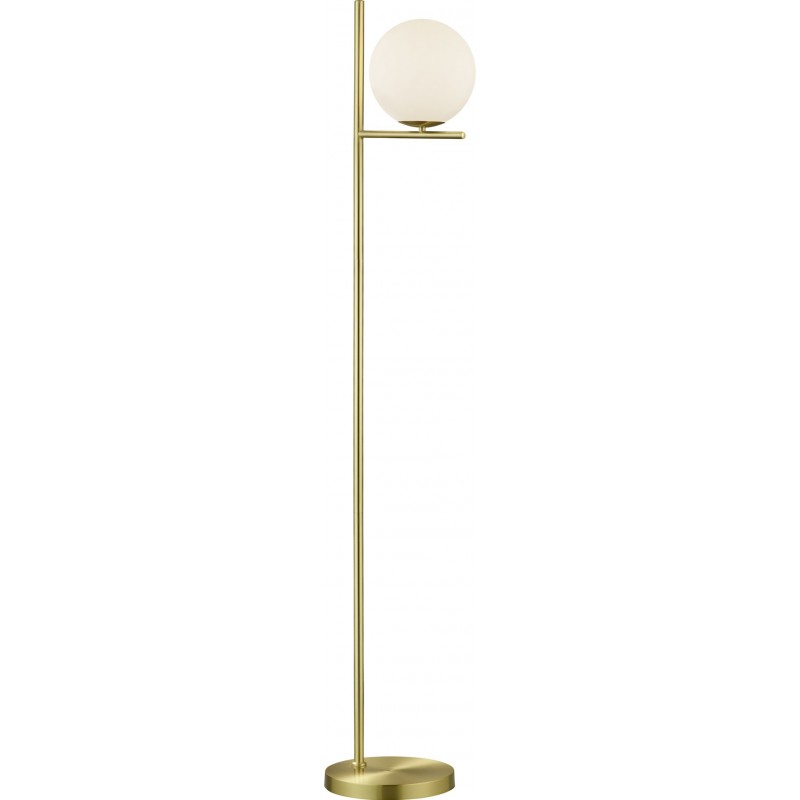 113,95 € Free Shipping | Floor lamp Trio Pure 150×25 cm. Living room and bedroom. Modern Style. Metal casting. Copper Color