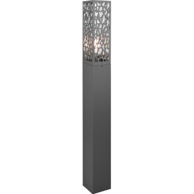 112,95 € Free Shipping | Luminous beacon Trio Cooper 100×10 cm. Vertical pole luminaire Terrace and garden. Modern Style. Steel. Anthracite Color