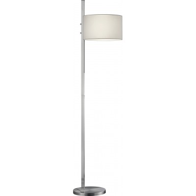 Floor lamp Trio Arcor 175×35 cm. Adjustable height Living room and bedroom. Modern Style. Metal casting. Matt nickel Color