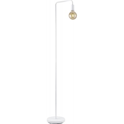 Lámpara de pie Trio Diallo 149×23 cm. Salón y dormitorio. Estilo moderno. Metal. Color blanco