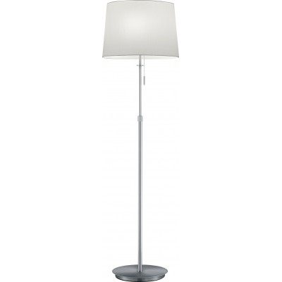 289,95 € Free Shipping | Floor lamp Trio Lyon Ø 46 cm. Adjustable height Living room and bedroom. Modern Style. Metal casting. Matt nickel Color