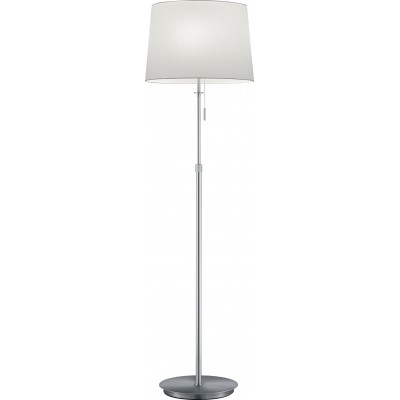 276,95 € Spedizione Gratuita | Lampada da pavimento Trio Lyon Ø 46 cm. Altezza regolabile Metallo. Colore nichel opaco