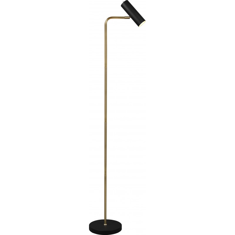 82,95 € Free Shipping | Floor lamp Trio Marley 151×23 cm. Living room and bedroom. Modern Style. Metal casting. Copper Color