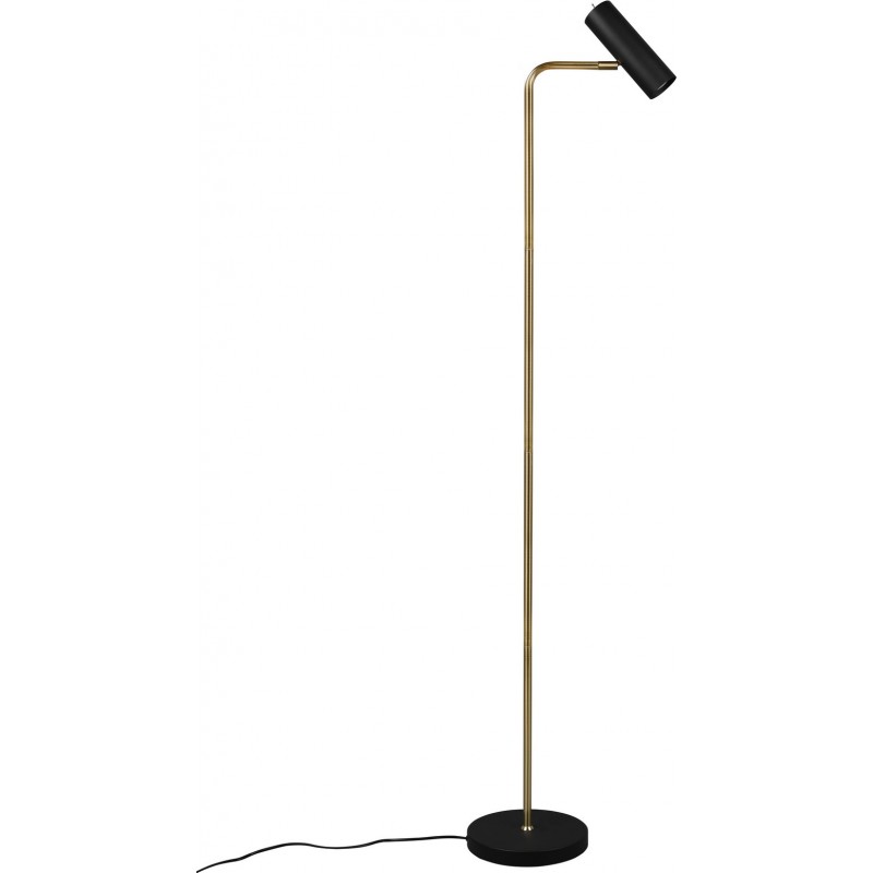 82,95 € Free Shipping | Floor lamp Trio Marley 151×23 cm. Living room and bedroom. Modern Style. Metal casting. Copper Color
