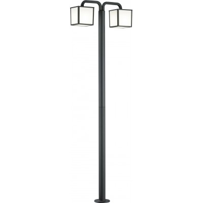 339,95 € Envoi gratuit | Balise lumineuse Trio Cubango 5W 3000K Lumière chaude. 200×62 cm. Luminaire à mât vertical. LED remplaçable Fonte d'aluminium. Couleur anthracite