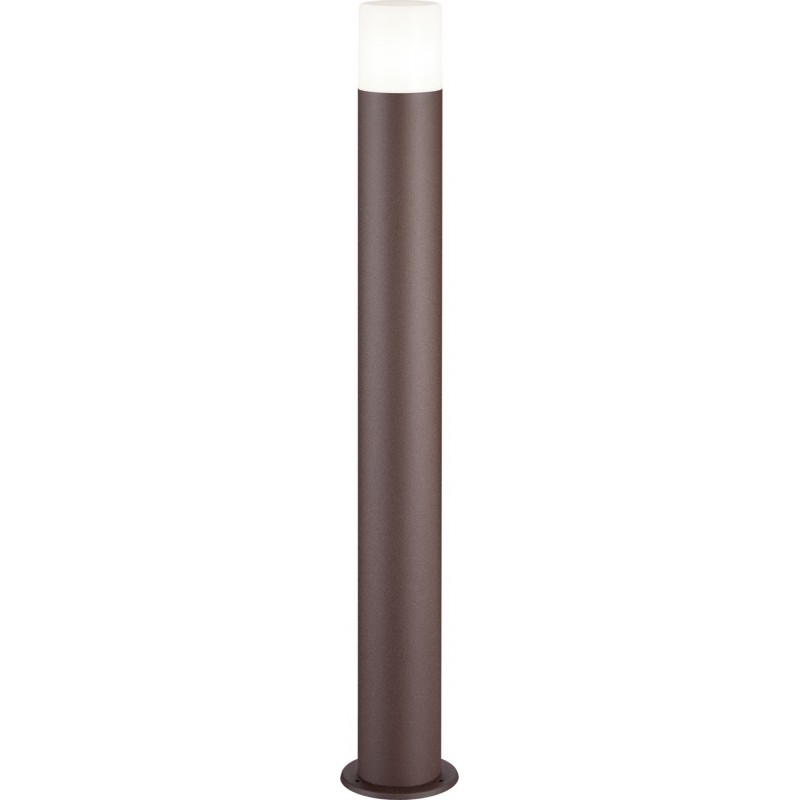57,95 € Free Shipping | Luminous beacon Trio Hoosic Ø 12 cm. Vertical pole luminaire Terrace and garden. Modern Style. Cast aluminum. Oxide Color