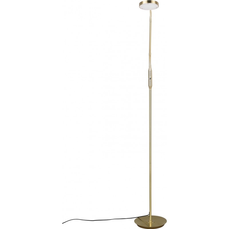 167,95 € Free Shipping | Floor lamp Trio Monza 12W 145×50 cm. White LED with adjustable color temperature. Flexible Living room and bedroom. Modern Style. Metal casting. Copper Color