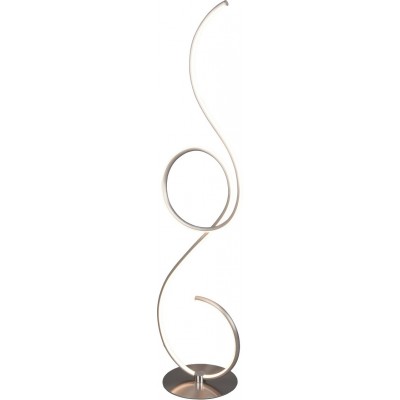 フロアランプ Trio Jive 23W 118×32 cm. 色温度を調整できる白色LED リビングルーム そして ベッドルーム. モダン スタイル. 金属. マットニッケル カラー