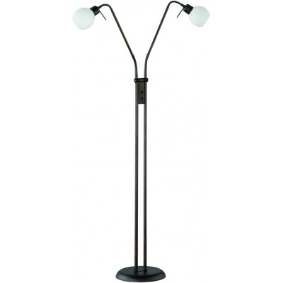 Floor lamp Trio Freddy 4W 3000K Warm light. 125×24 cm. Replaceable LED. Flexible Living room and bedroom. Rustic Style. Metal casting. Oxide Color
