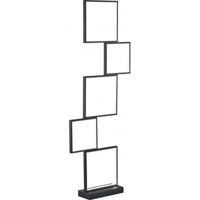 Stehlampe Trio Sorrento 34W 3000K Warmes Licht. 125×48 cm. Integrierte LED Metall. Schwarz Farbe