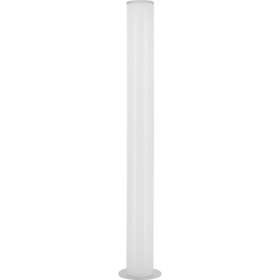 Lámpara de pie Trio Pantilon 22W Ø 24 cm. LED RGBW multicolor regulable. Mando a distancia. Compatible WiZ Salón y dormitorio. Estilo moderno. Plástico y Policarbonato. Color blanco