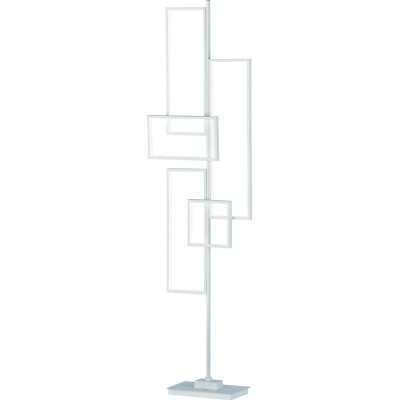 178,95 € Free Shipping | Floor lamp Trio Tucson 44W 3000K Warm light. 161×45 cm. Integrated LED Metal casting. White Color