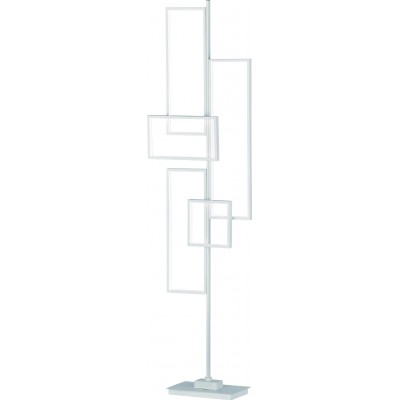 Stehlampe Trio Tucson 44W 3000K Warmes Licht. 161×45 cm. Integrierte LED Wohnzimmer und schlafzimmer. Modern Stil. Metall. Weiß Farbe