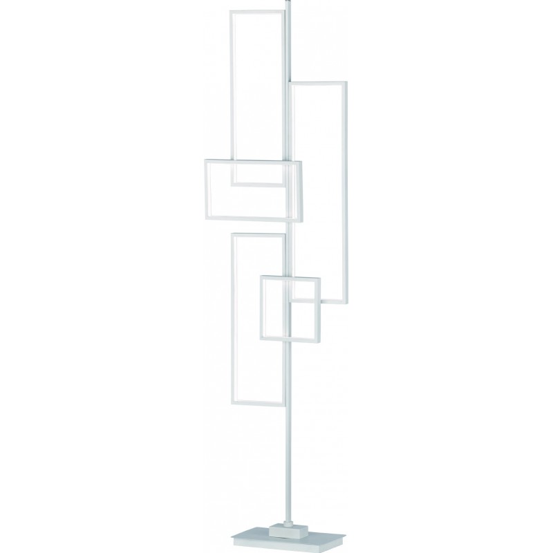 178,95 € Kostenloser Versand | Stehlampe Trio Tucson 44W 3000K Warmes Licht. 161×45 cm. Integrierte LED Wohnzimmer und schlafzimmer. Modern Stil. Metall. Weiß Farbe