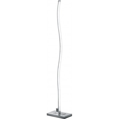 Lampada da pavimento Trio Marius 25W 3000K Luce calda. 132×25 cm. LED integrato Soggiorno e camera da letto. Stile moderno. Alluminio. Colore alluminio