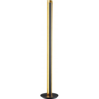 176,95 € Free Shipping | Floor lamp Trio Texel 15W 3000K Warm light. Ø 25 cm. Integrated LED Living room and bedroom. Modern Style. Metal casting. Black Color