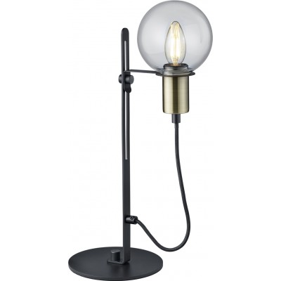 35,95 € Free Shipping | Table lamp Trio Nacho 47×16 cm. Adjustable height Metal casting. Black Color