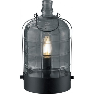 Lampe de table Trio Astrid Ø 15 cm. Métal. Couleur noir