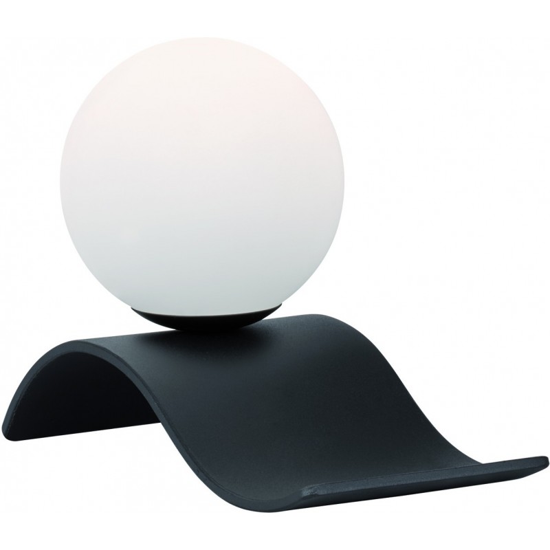 44,95 € Kostenloser Versand | Tischlampe Trio Lara 29×21 cm. Wohnzimmer und schlafzimmer. Jahrgang Stil. Metall. Schwarz Farbe