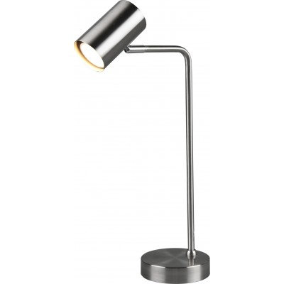 43,95 € Envoi gratuit | Lampe de bureau Trio Marley 45×12 cm. Métal. Couleur nickel mat