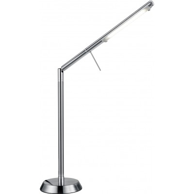 Lámpara de escritorio Trio Filigran 6W 3000K Luz cálida. Ø 15 cm. LED integrado Salón y dormitorio. Estilo moderno. Metal. Color níquel mate