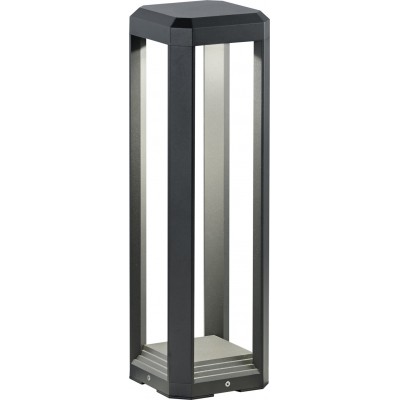 116,95 € Free Shipping | Luminous beacon Trio Logone 11W 3000K Warm light. 50×15 cm. Vertical pole luminaire. Integrated LED Terrace and garden. Modern Style. Cast aluminum. Anthracite Color
