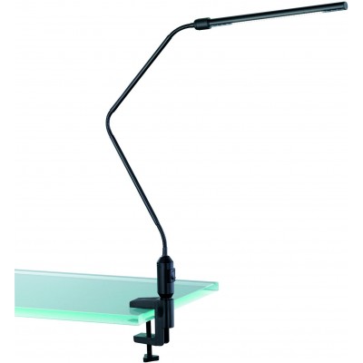 Lámpara de escritorio Trio Vario 3.7W 3000K Luz cálida. 65×4 cm. Flexo. Lámpara de pinza. LED integrado Oficina. Estilo moderno. Metal. Color negro