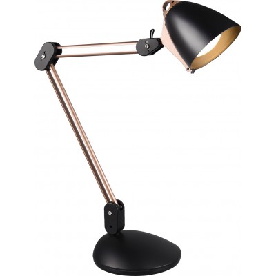 Lampada de escritorio Trio Nadal 6.7W 57×46 cm. Flex. LED branco com temperatura de cor ajustável Plástico e policarbonato. Cor preto