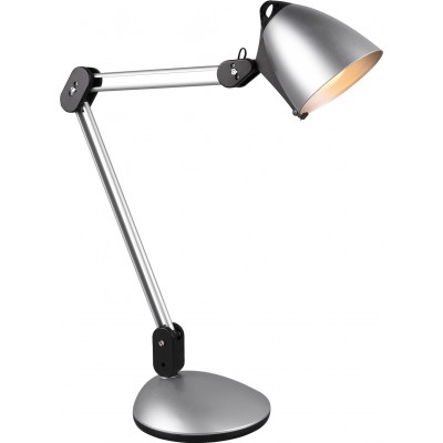 Lámpara de escritorio Trio Nadal 6.7W 57×46 cm. Flexo. LED Blanco con temperatura de color regulable Salón y dormitorio. Estilo moderno. Plástico y Policarbonato. Color gris