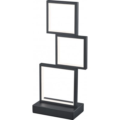 119,95 € Envío gratis | Lámpara de sobremesa Trio Sorrento 15W 3000K Luz cálida. 50×24 cm. LED integrado Metal. Color negro