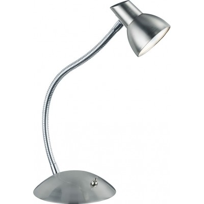 Lampe de bureau Trio Kolibri 4.5W 3000K Lumière chaude. 35×14 cm. LED intégrée Salle et chambre. Style conception. Métal. Couleur nickel mat